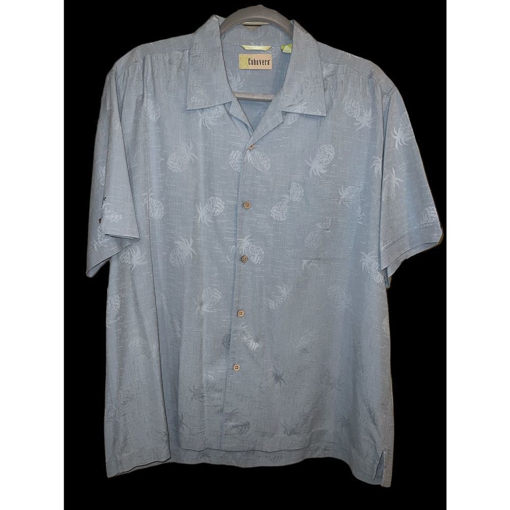 Cubavera Tropical Button Down Short Sleeve Shirt SZ XL